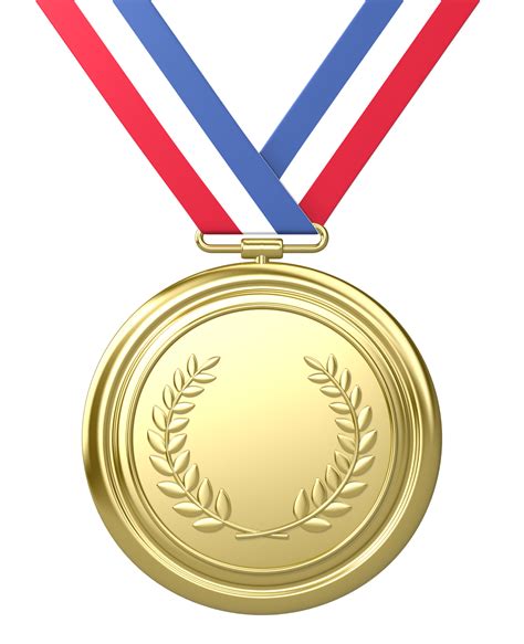 gold medal vector clipart