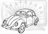 Beetle Pages Coloring Volkswagen Getcolorings sketch template