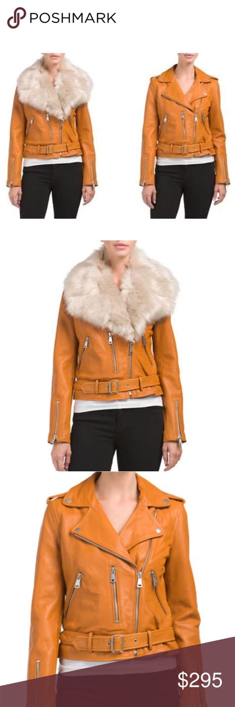 leather coat  fur leather jacket leather coat