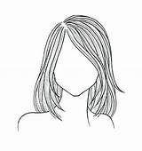 Hair Haircut Getdrawings Drawing sketch template