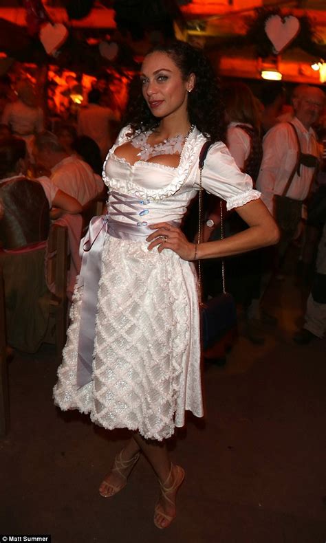 boris becker s wife lilly puts on busty display at oktoberfest in
