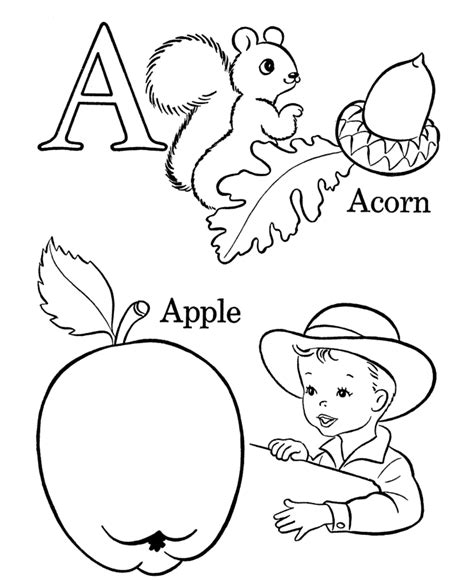 learning years letters objects coloring pages letter
