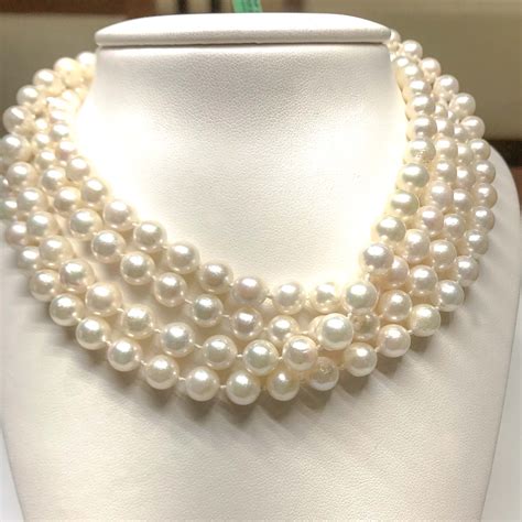 akoya pearl necklace robert  gabriel jewelers