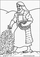 Parable Sower Coloring Pages Getcolorings sketch template
