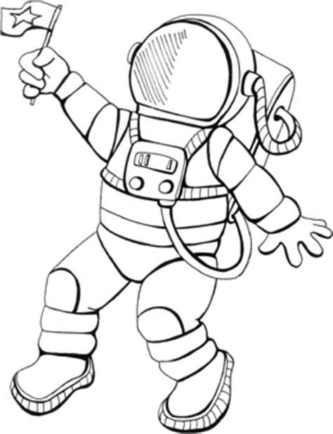 astronaut coloring