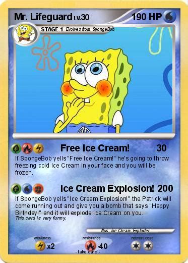 Pokémon Mr Lifeguard Free Ice Cream My Pokemon Card
