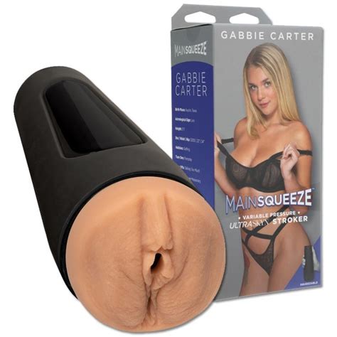 main squeeze gabbie carter ultraskyn stroker sex toys at adult empire