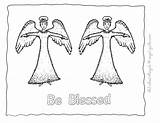 Angel Angels Color Drawings Halos Wings Halo Coloring Pages Girl Guide Girls Visit sketch template