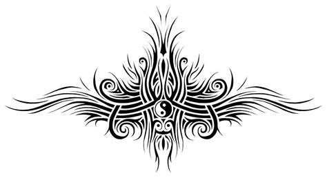 tribal yin  tattoo design  forace yin  tattoos yin