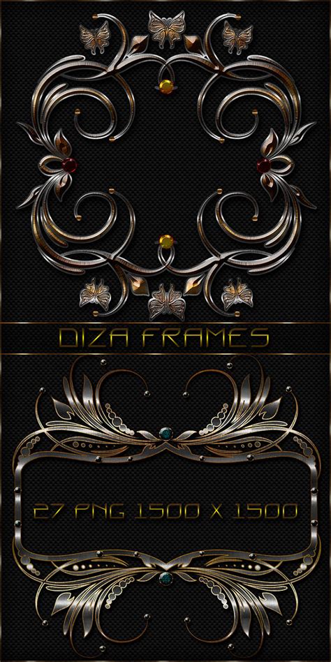 exquisite decorative frames  diza   deviantart