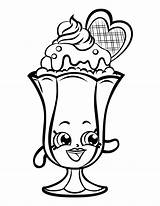 Shopkins Shopkin Sundae Slick Breadstick Suzie Supercoloring Lollipop Drukuj Salvat sketch template