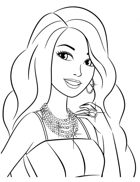 Barbie Drawing Picture At Getdrawings Free Download