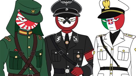 countryhumans the axis powers by ech0chamber on newgrounds