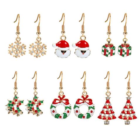 christmas earrings wholesale  pairs  lot fromoceancom