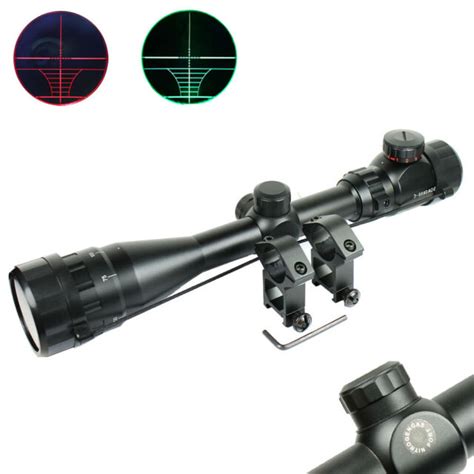 Pinty 3 9x40eg Green Riflescope Illuminated Optical Sniper Rifle