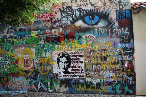 The Lennon Wall Or John Lennon Wall Is A Wall In Prague