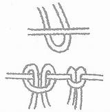 Knots Macrame Knot Lark Cording Braids Chains sketch template
