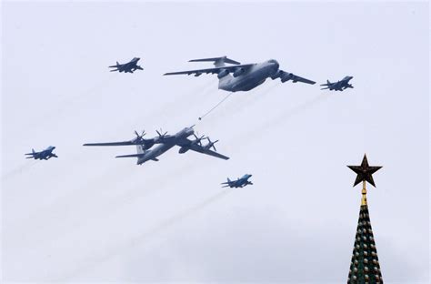 fighter jets intercept  russian bombers  alaskas coast cbs news