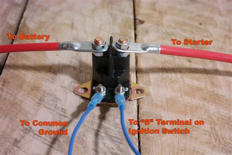 pole starter solenoid wiring diagram  wiring collection