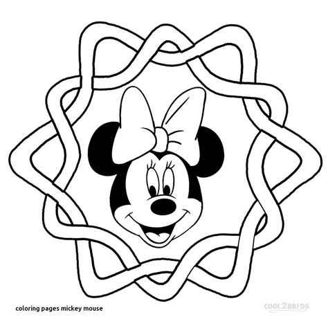 mickey mouse face coloring pages  getcoloringscom  printable