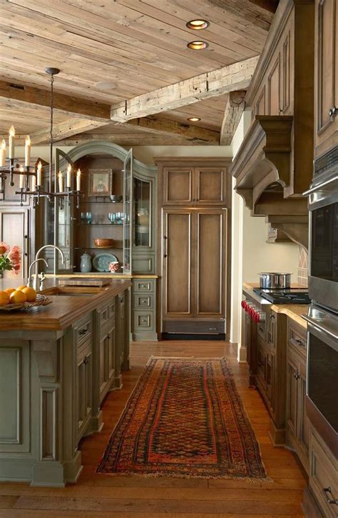 rustic kitchen designs  bring country life design bump