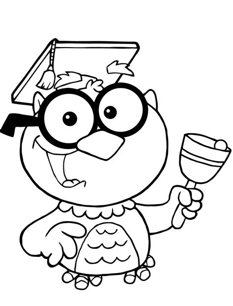 graduation day coloring page