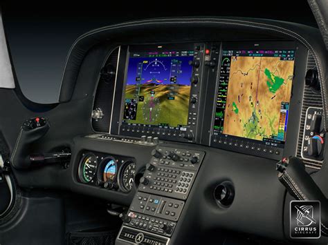 cirrus sr  cockpit  garmin perspective system amazing aircraft pinterest sr