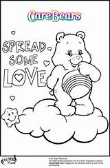Coloring Care Bear Pages Colouring Kids Bears Adult Sheets Printable Carebear Cheer Color Valentine Book Colors Books Lot Choose Board sketch template