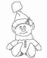 Coloring Elf Pages Christmas Creepy Cute Little Elves Getcolorings Color sketch template