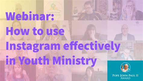 webinar how to use instagram effectively in youth ministry