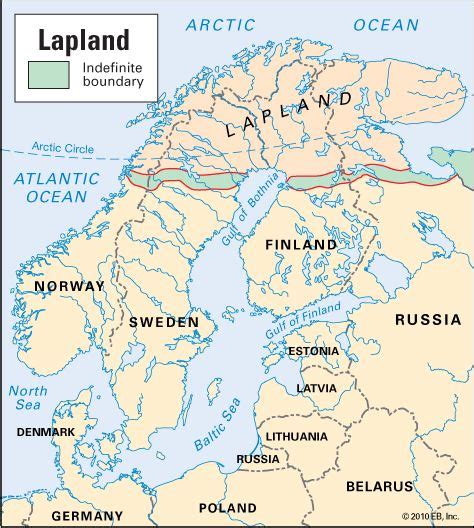 lapland plattegrond lapland sweden map europe facts