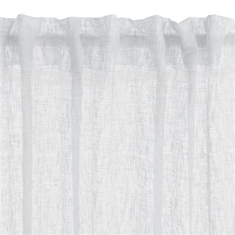 curtain unnen xx linen  white jysk