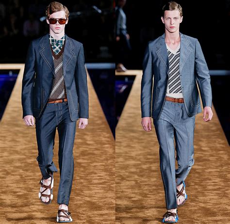 prada 2015 spring summer mens runway denim jeans fashion
