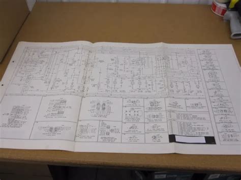 ford  galaxie wiring diagram sheet schematics service manual original  picclick