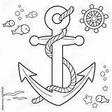 Coloring Rope Rudder Nautical Anchor Boat Fish Book Collection Contents Comp Similar Search sketch template