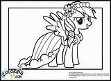 Dash Rainbow Coloring Pages Pony Little Gala Dresses Printable Princess Print Colouring Kids Cartoon Library Clipart Cross Littlr Activities Popular sketch template