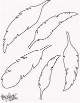 Template Printable Feather Printablee Turkey Via Indian sketch template