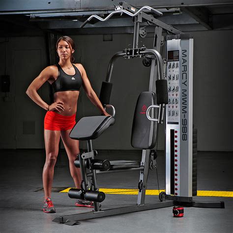 Marcy Home Gym System 150 Lb Weight Stack Machine Mwm 988