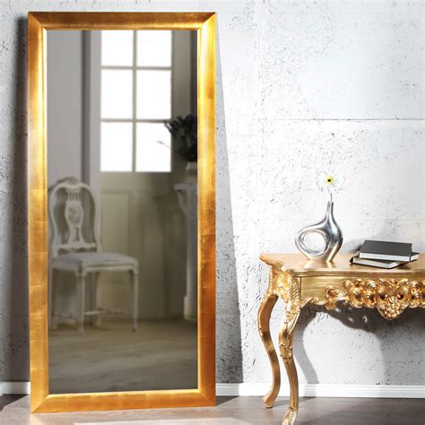 grosser spiegel eleganza wandspiegel    cm gold ebay