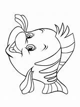Flounder Coloring Pages Printable Color Recommended Print Getcolorings Getdrawings Template Cartoon sketch template