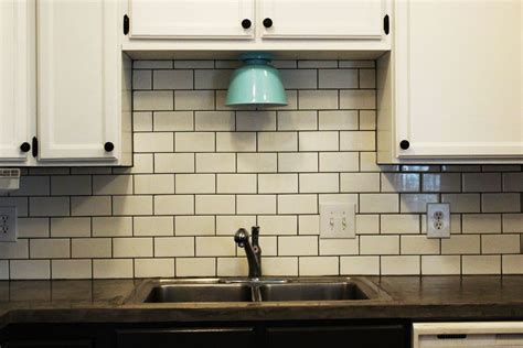 install  subway tile kitchen backsplash
