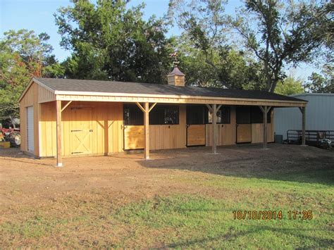 portable horse barns shedrow barns deer creek