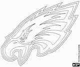 Eagles Philadelphia Coloring Franchise Nfc Pennsylvania sketch template
