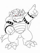 Bowser Coloring Giga sketch template