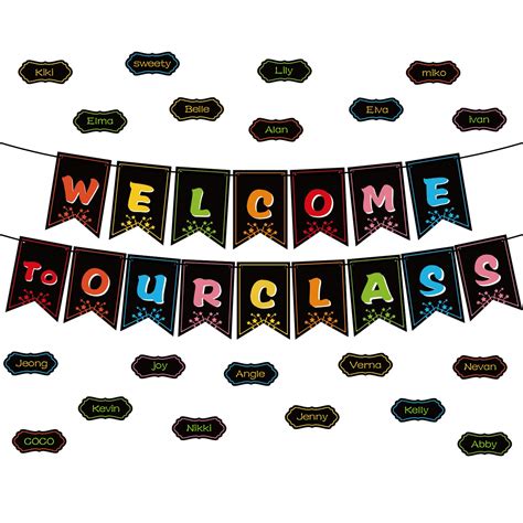 Classroom Decorations Welcome Banner Welcome Bulletin Board Banner
