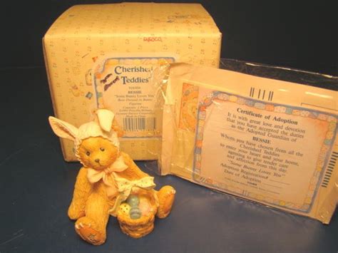 cherished teddies bessie 1993 some bunny loves you teddy