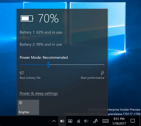 change power mode  windows  power level slider