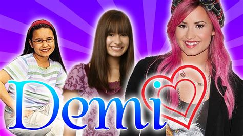 demi lovato ♥ from barney to really don t care ♥ a demi bio youtube
