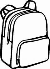 Backpack Pinclipart sketch template