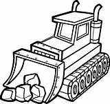 Dozer Drawing Bulldozer Coloring Pages Kids Getdrawings sketch template